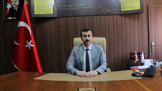 Kilis Milli Eğitim Müdürü Açıkgöz, görevine başladı