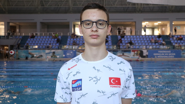Serbest dalışta dünya ikincisi Timur Alp Kuru'nun hedefi altın madalya: