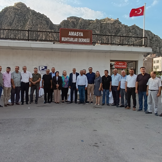 Amasya'da Muhtarlar Derneği Hizmet Ofisi açıldı