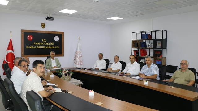 Amasya'da Eğitim ve Değerlendirme Toplantısı gerçekleştirildi