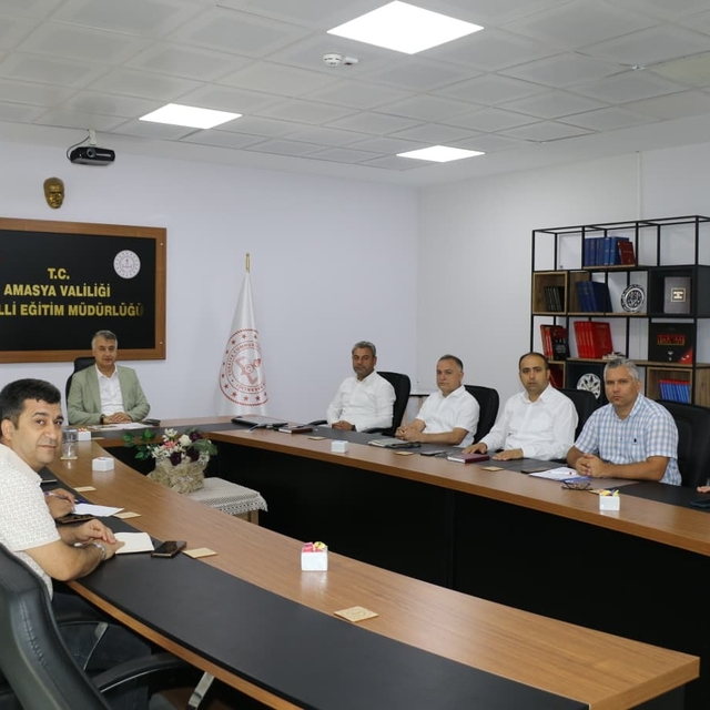 Amasya'da Eğitim ve Değerlendirme Toplantısı gerçekleştirildi