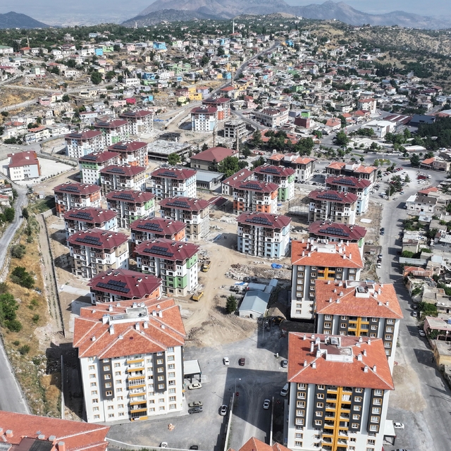 Hacılar'da 547 konutluk projede sona gelindi