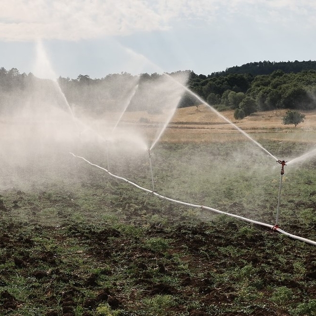 Taşova'da 2 köyde basınçlı sulama tesisinin açılışı yapıldı