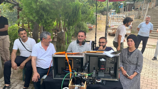 Keban Belediye Başkanı Doğan film setini ziyaret etti