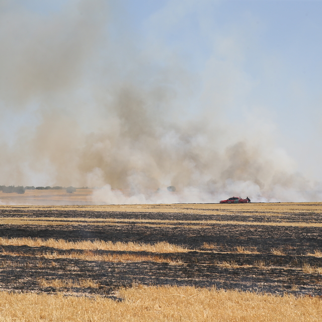 Eskişehir'de tarım arazisinde çıkan yangın söndürüldü