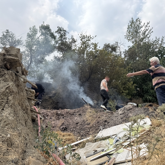 Hakkari'de ağaçlık alanda çıkan yangın kontrol altına alındı