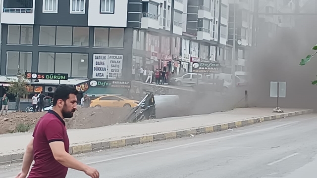 Bitlis'te doğal gaz hattında patlama