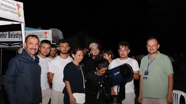 Kahramanmaraş'ta "Astronomi Gözlem Şenliği" düzenlendi