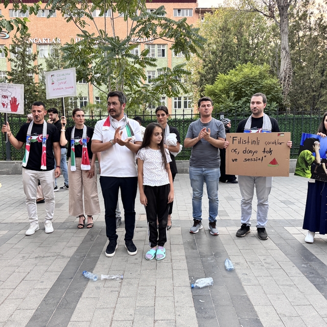Siirt'te İsrail'in Gazze'ye yönelik saldırıları protesto edildi