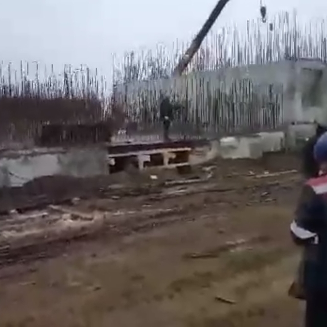 Bartınlı inşaat işçileri, Rusya'da deprem anını görüntüledi