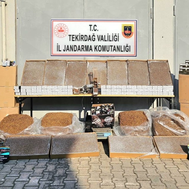 Tekirdağ'da 113 bin makaron ele geçirildi