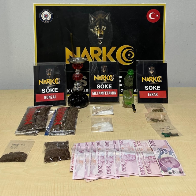 Söke'deki uyuşturucu operasyonunda 1 şüpheli tutuklandı