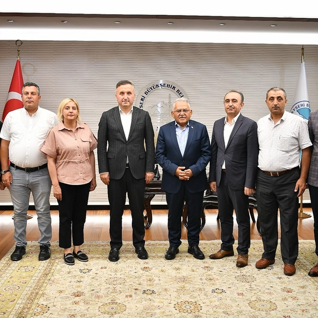 Başkan Büyükkılıç'a İl Milli Eğitim Müdürü Esen'den ziyaret