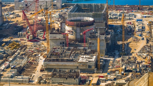 Akkuyu NGS, 3'üncü güç ünitesinin türbin binasında duvar betonlama çalışmalarını tamamladı