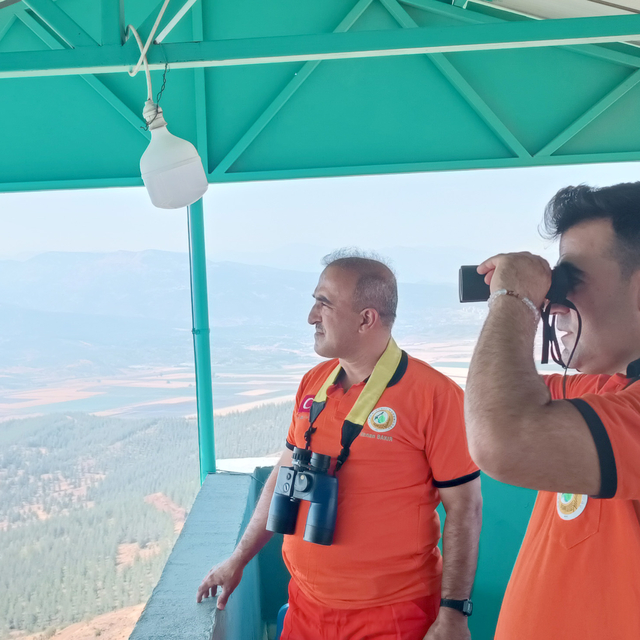 Gaziantep'te ormanlar 24 saat gözetleniyor