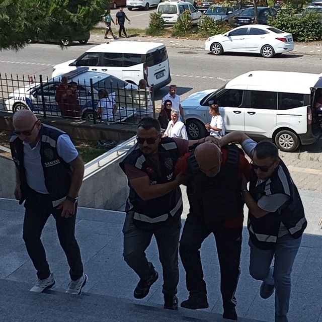 Samsun'da tartıştığı akrabasını silahla öldüren zanlı tutuklandı