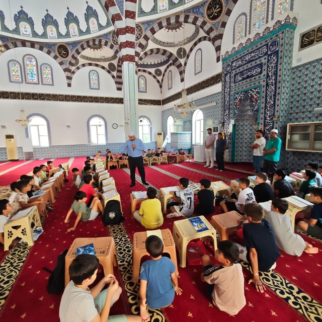 Bozyazı Müftüsü Yakup Avcı'dan yaz Kur'an kursuna ziyaret