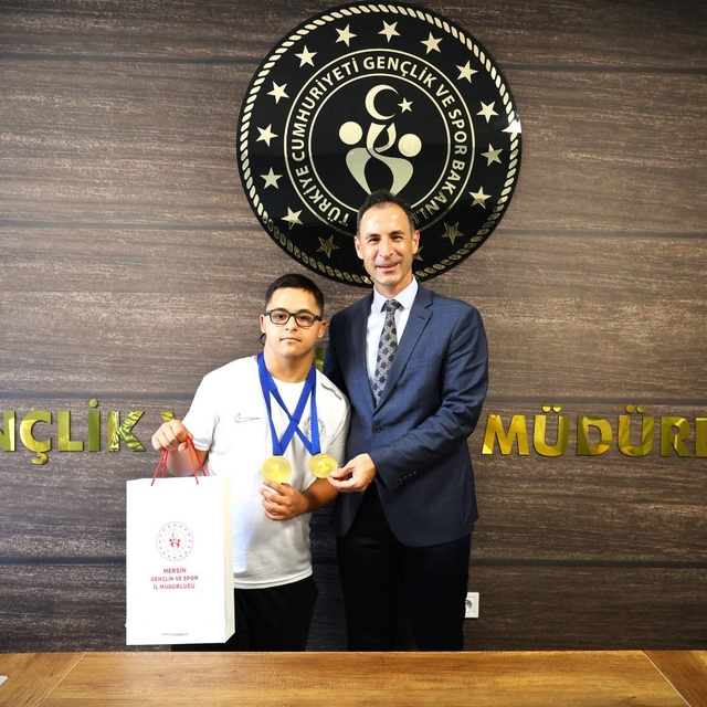 Mersinli özel sporcu Avrupa şampiyonu