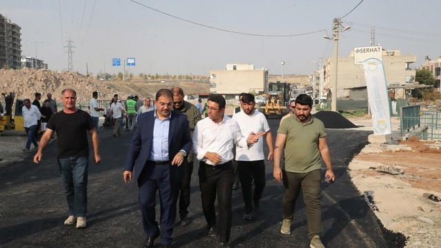 Haliliye Belediye Başkanı Canpolat, belediye çalışmalarını yerinde inceledi