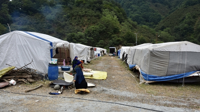 Mevsimlik tarım işçileri fındık hasadı için Ordu'ya gelmeye başladı