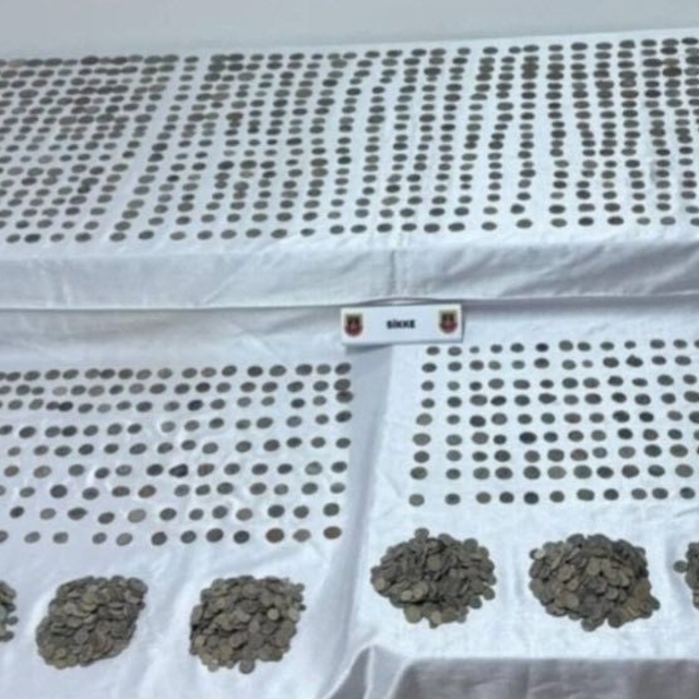 Burdur'da 6 bin 310 sikke ele geçirildi