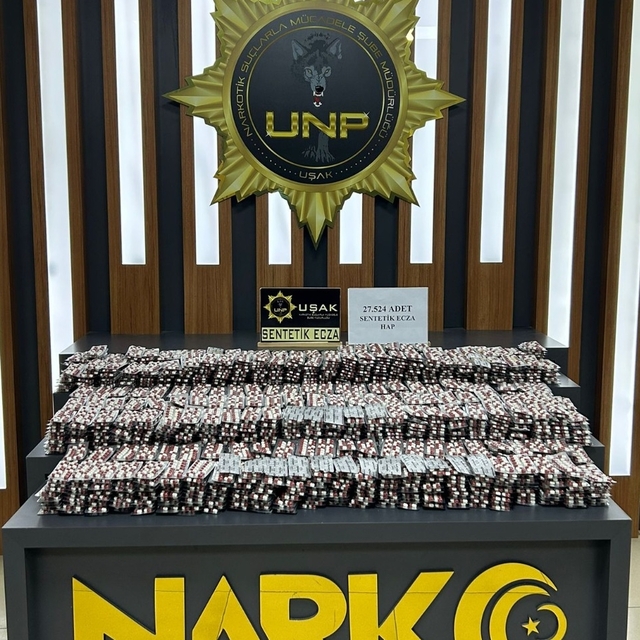 Uşak'ta uyuşturucu operasyonunda yakalanan şüpheli tutuklandı