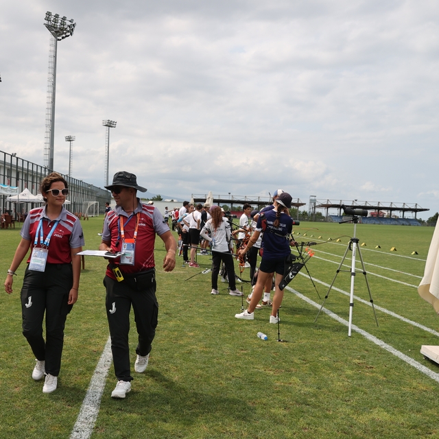 Okçuluk Türkiye Kupası'nın 3. ayağı Samsun'da sürüyor