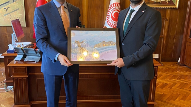 Yeşilay Samsun Şube Başkanı Güneş, Milletvekili Muş ile bir araya geldi