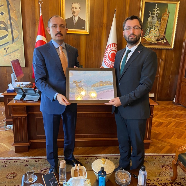 Yeşilay Samsun Şube Başkanı Güneş, Milletvekili Muş ile bir araya geldi