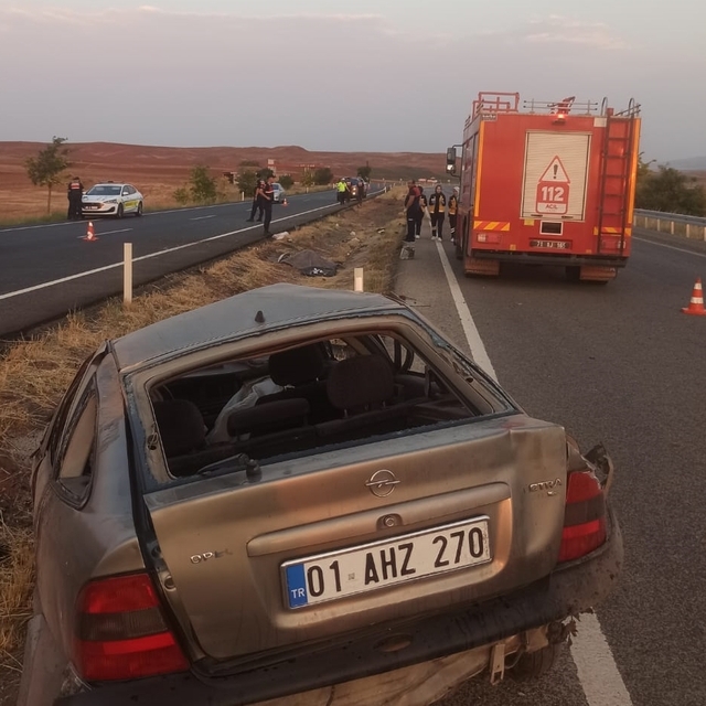 Yozgat'ta devrilen otomobilin sürücüsü öldü