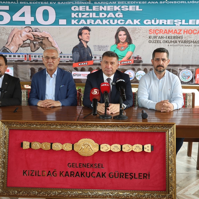 540. Kızıldağ Karakucak Güreşleri, 8-10 Ağustos'ta Adana'da düzenlenecek
