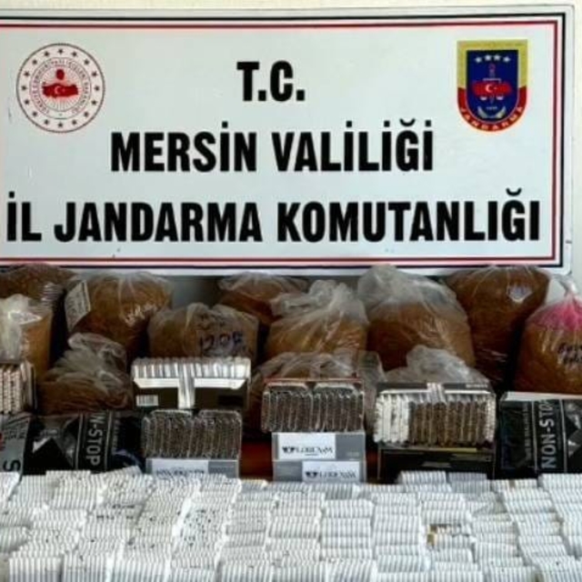 Mersin'de gümrük kaçağı sigara ticareti yapan kişi yakalandı