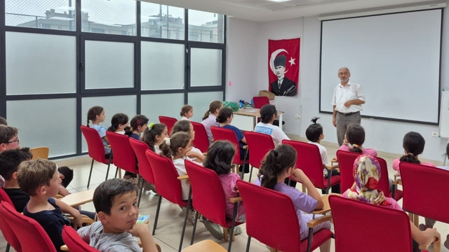 Espiye'de Kur'an kursu öğrencilerine sosyal konularda eğitim verildi