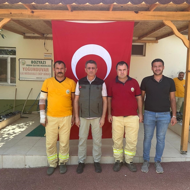 Bursa'daki yangında yaralanan 3 ormancı, tedavilerinin ardından mesailerine...