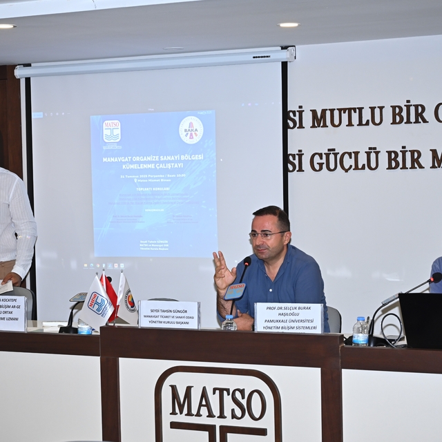 Manavgat OSB Kümelenme Çalıştayı düzenlendi