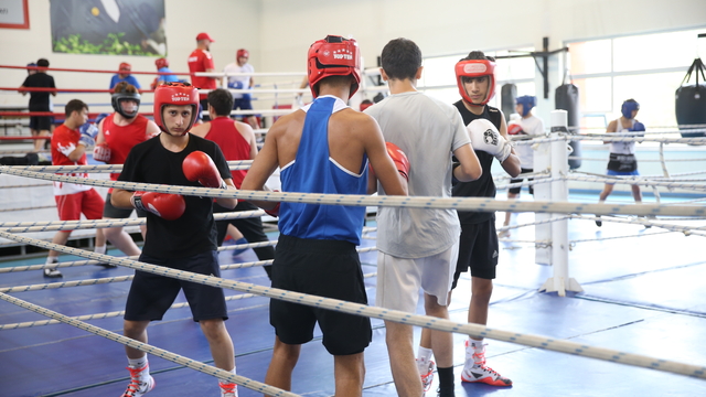 Üst Minik Erkek Boks Milli Takımı, Avrupa Şampiyonası'na Kastamonu'da hazırlanıyor