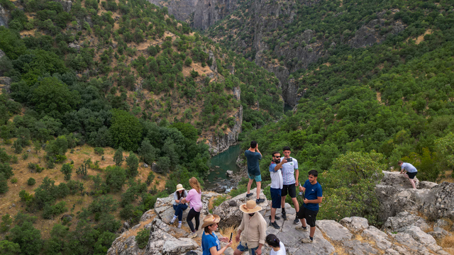 Masiro Kanyonu serin ve temiz havasıyla doğaseverlere "nefes" oldu