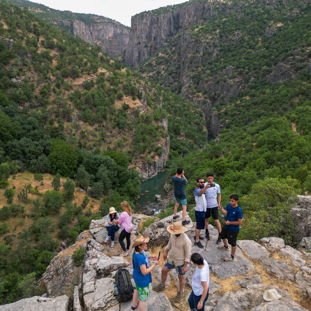 Masiro Kanyonu serin ve temiz havasıyla doğaseverlere "nefes" oldu