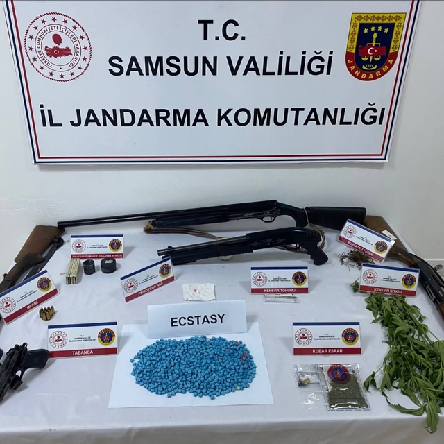 Samsun'da uyuşturucu operasyonunda yakalanan zanlı tutuklandı