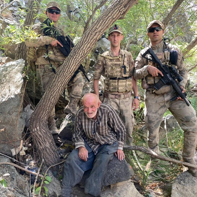 Kaybolan zihinsel engelli, İHA ile dere yatağında bulundu