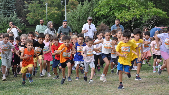Eskişehirli çocuklar, spora dikkati çekmek için koştu
