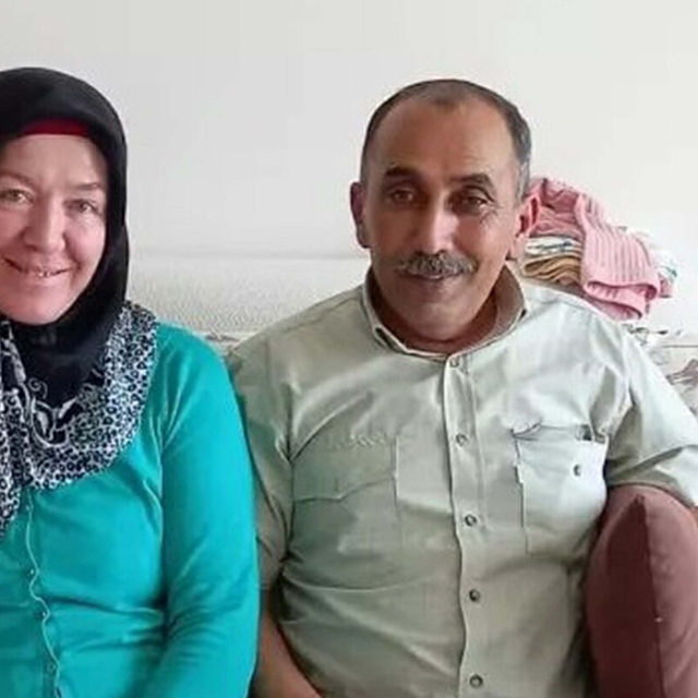 Otobüsün çarptığı otomobildeki çiftin öldüğü kaza kamerada