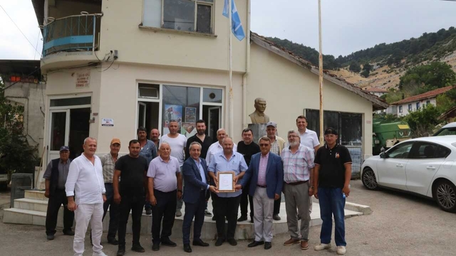 BESOB'tan yangın bölgesine destek ziyareti