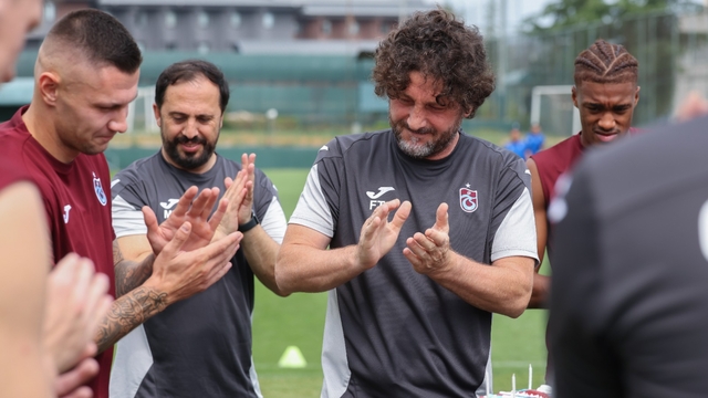 Trabzonspor'da Zubkov'a doğum günü sürprizi