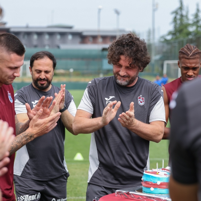 Trabzonspor'da Zubkov'a doğum günü sürprizi