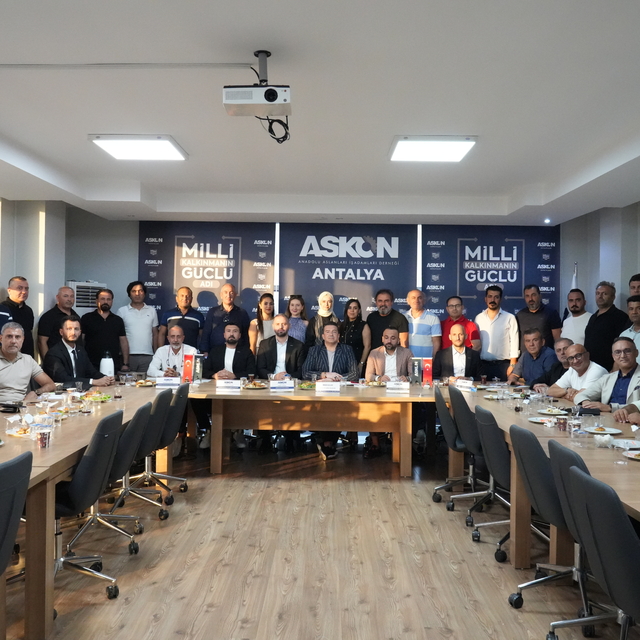 ASKON Akdeniz Bölgesi'ndeki şube başkanları Antalya'da buluştu