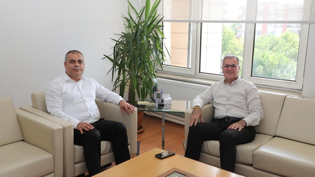 Başkan Özdoğan, KASKİ Genel Müdürü Çağan ile toplantı gerçekleştirdi