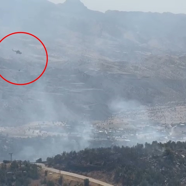 Şırnak'ta örtü yangını (2)