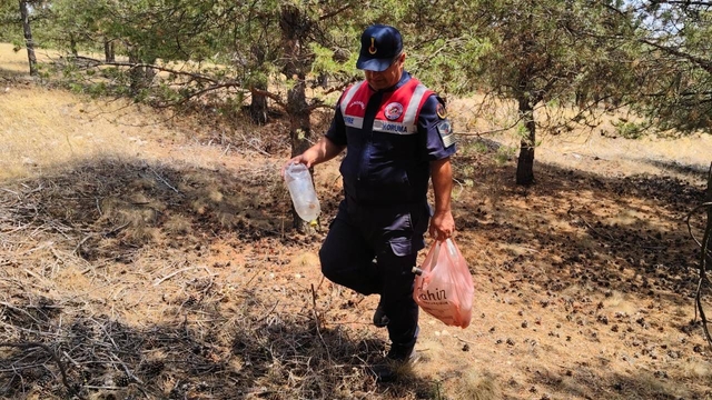 Yozgat'ta jandarma vatandaşları yangınlara karşı uyardı