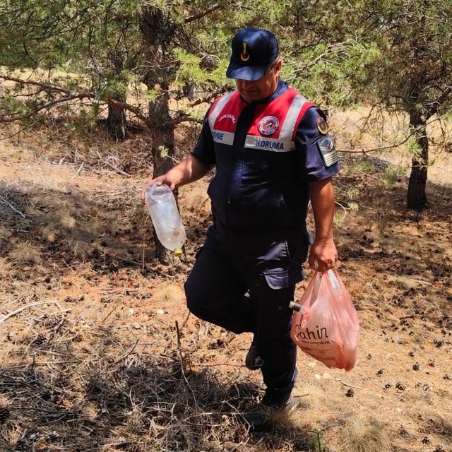 Yozgat'ta jandarma vatandaşları yangınlara karşı uyardı